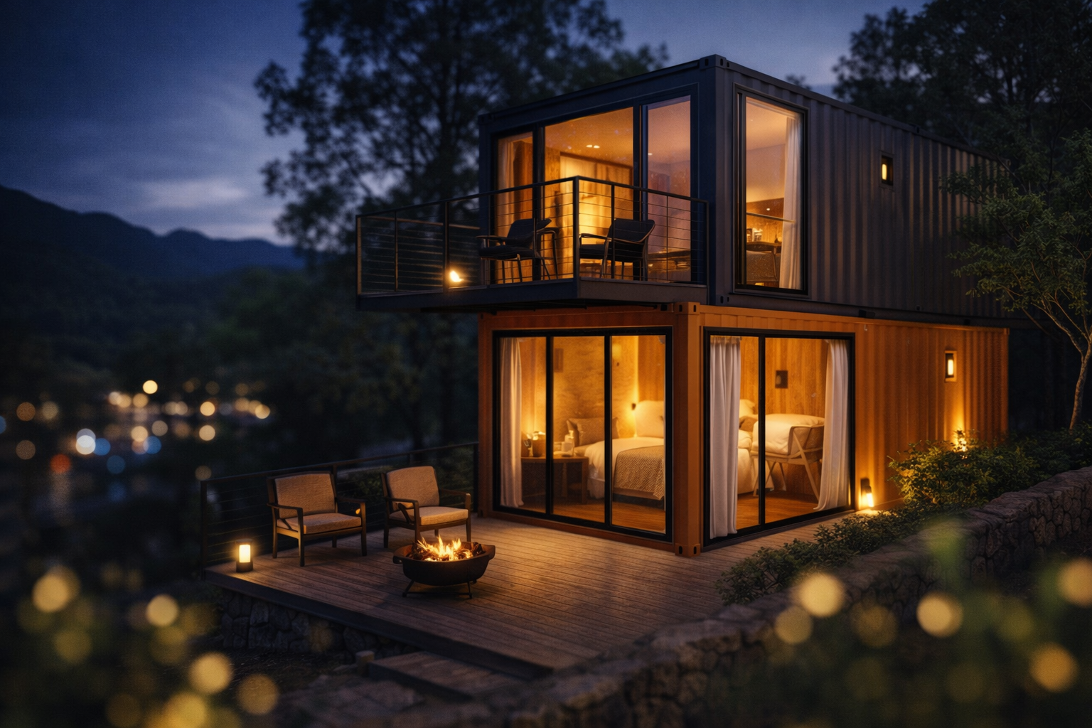 Sunty Container House Background
